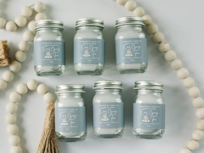 2 oz Teatime Mini Mason Soy Jar Candles