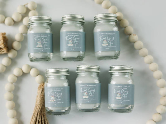 2 oz Teatime Mini Mason Soy Jar Candles