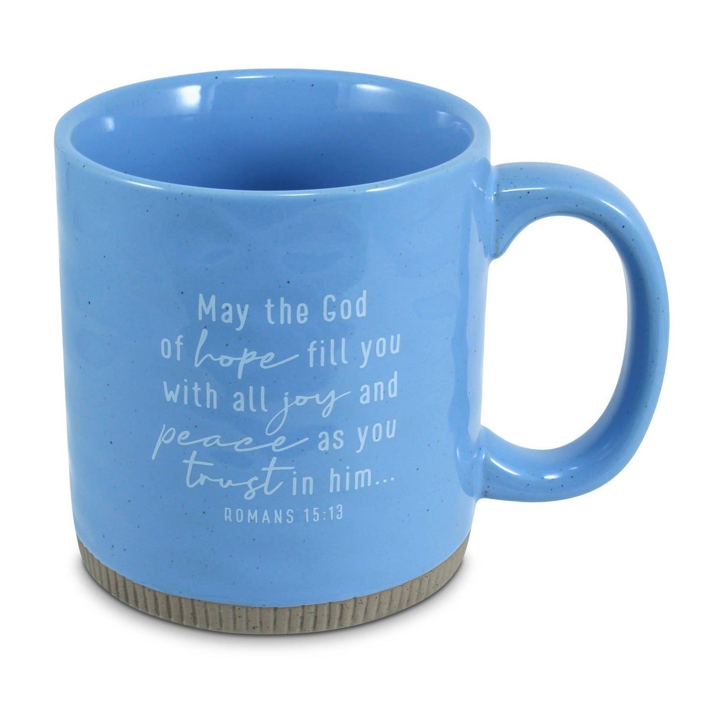 LCP Mug Powerful Words Peace Lt Blue 16 Oz.