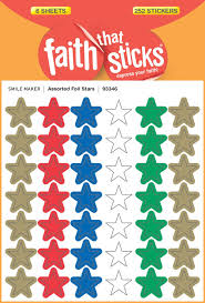 Faith that Sticks Stickers - Assorted Foil Stars