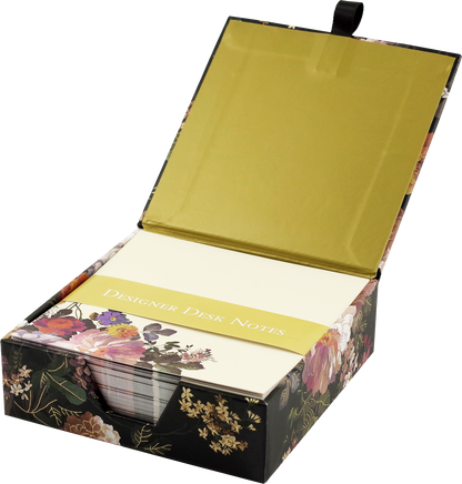 Midnight Floral Desk Notes