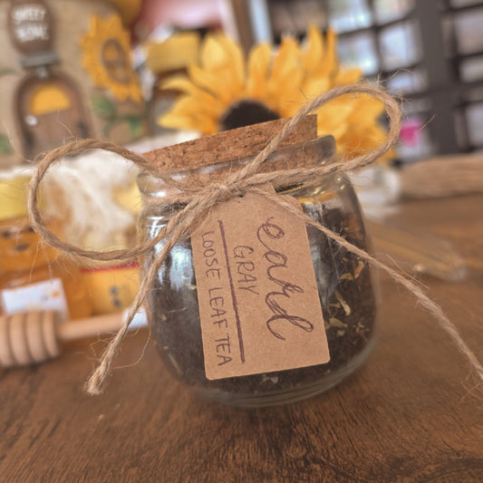 Earl Grey Loose Leaf Tea - Gift Jar 3.4oz