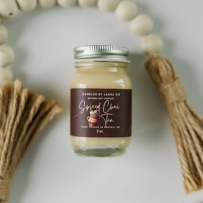 2 oz Teatime Mini Mason Soy Jar Candles