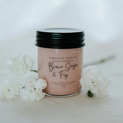 Brown Sugar & Fig 8 oz Jar Candle