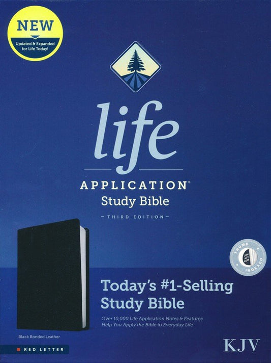 Life Application Study Bible (Black Bonded Leather)