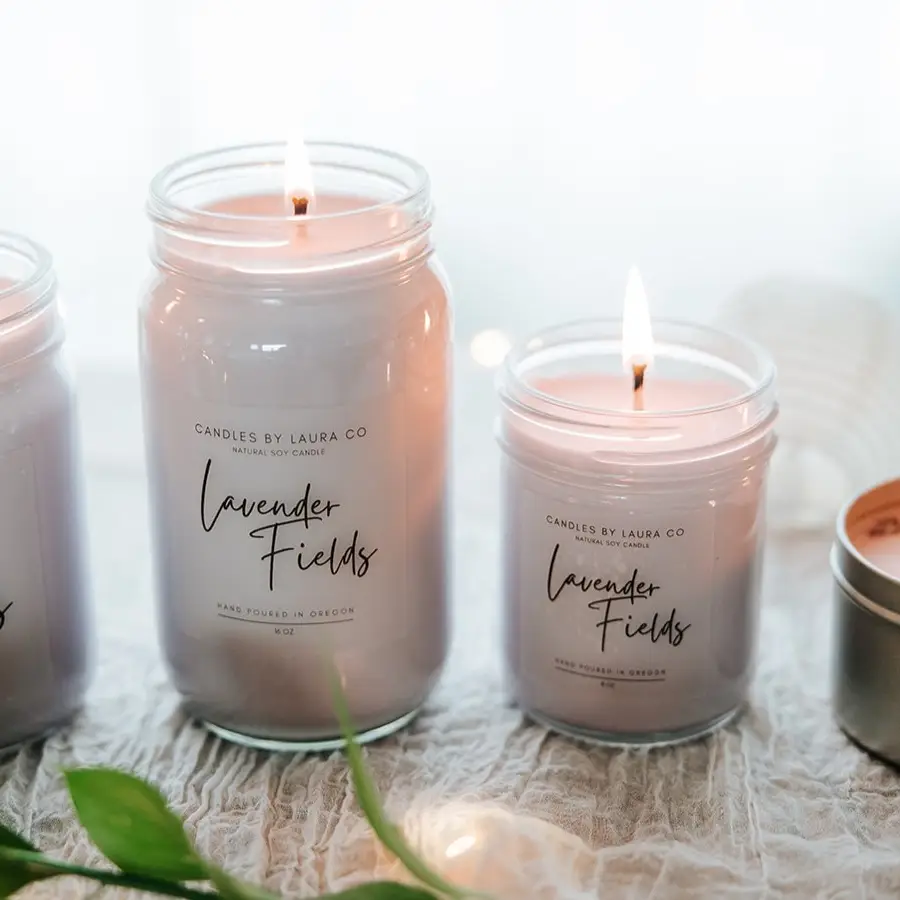 Lavender Fields 8 oz Jar Candle
