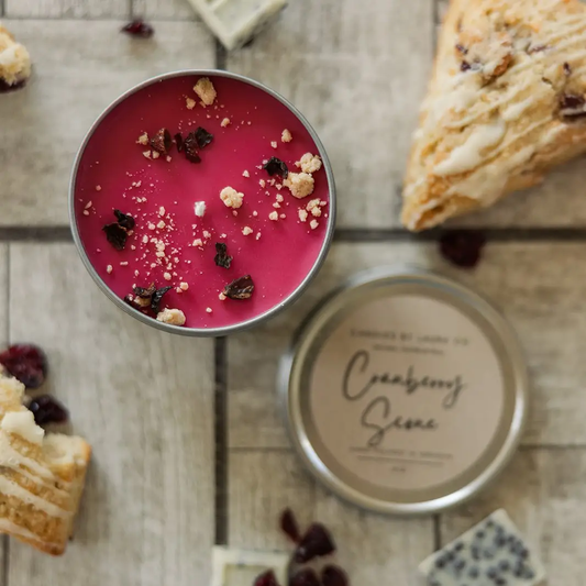 Cranberry Scones 8 oz Tin Candle