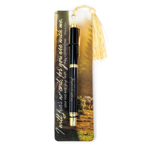 Tasseled Bookmark & Pen Set - Fear No Evil