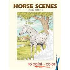 Horse Scenes to Paint or Color
