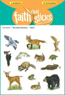 Faith that Sticks Stickers - Woodland Wonders