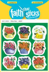 Faith that Sticks Stickers - Patio Pots