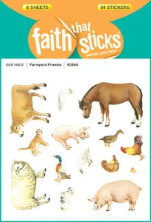 Faith that Sticks Stickers - Farmyard Friends