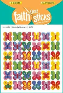 Faith that Sticks Stickers - Butterfly Miniature